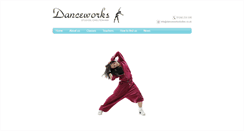 Desktop Screenshot of danceworksstudios.co.uk