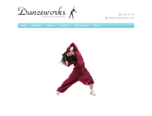 Tablet Screenshot of danceworksstudios.co.uk